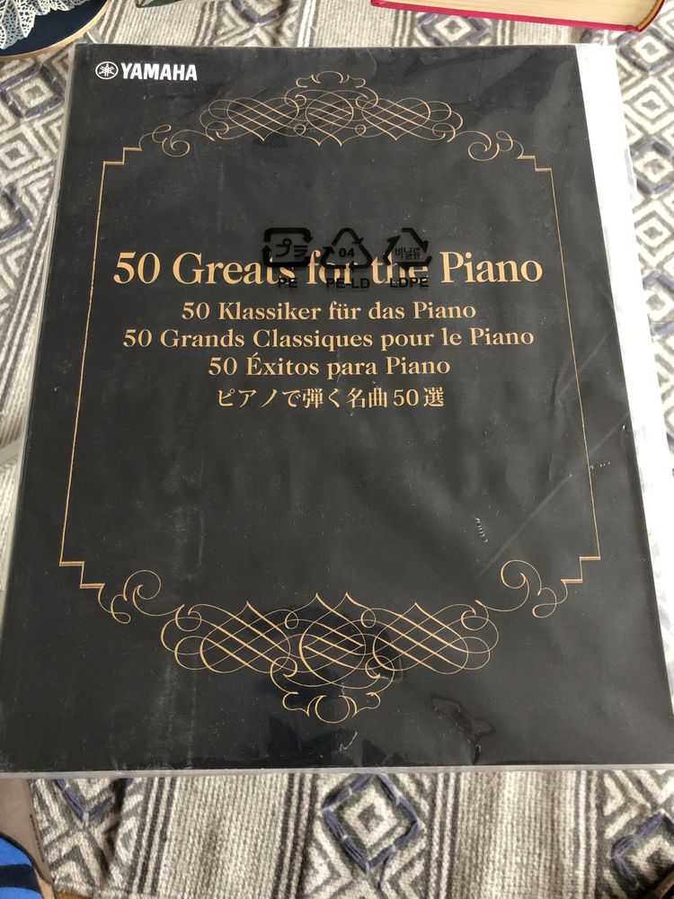 Yamaha 50 Greats for the Piano Book nowe