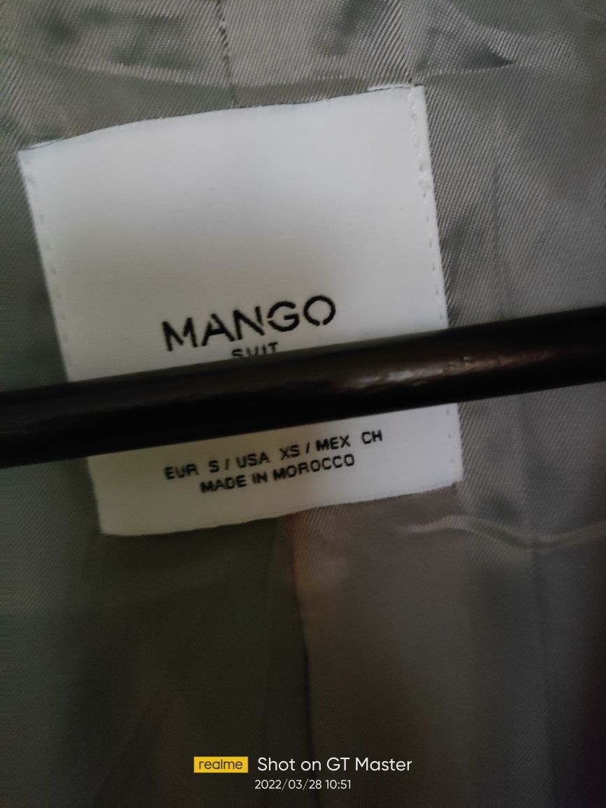 Płaszcz Mango Luna 65% wełna rozmiar S