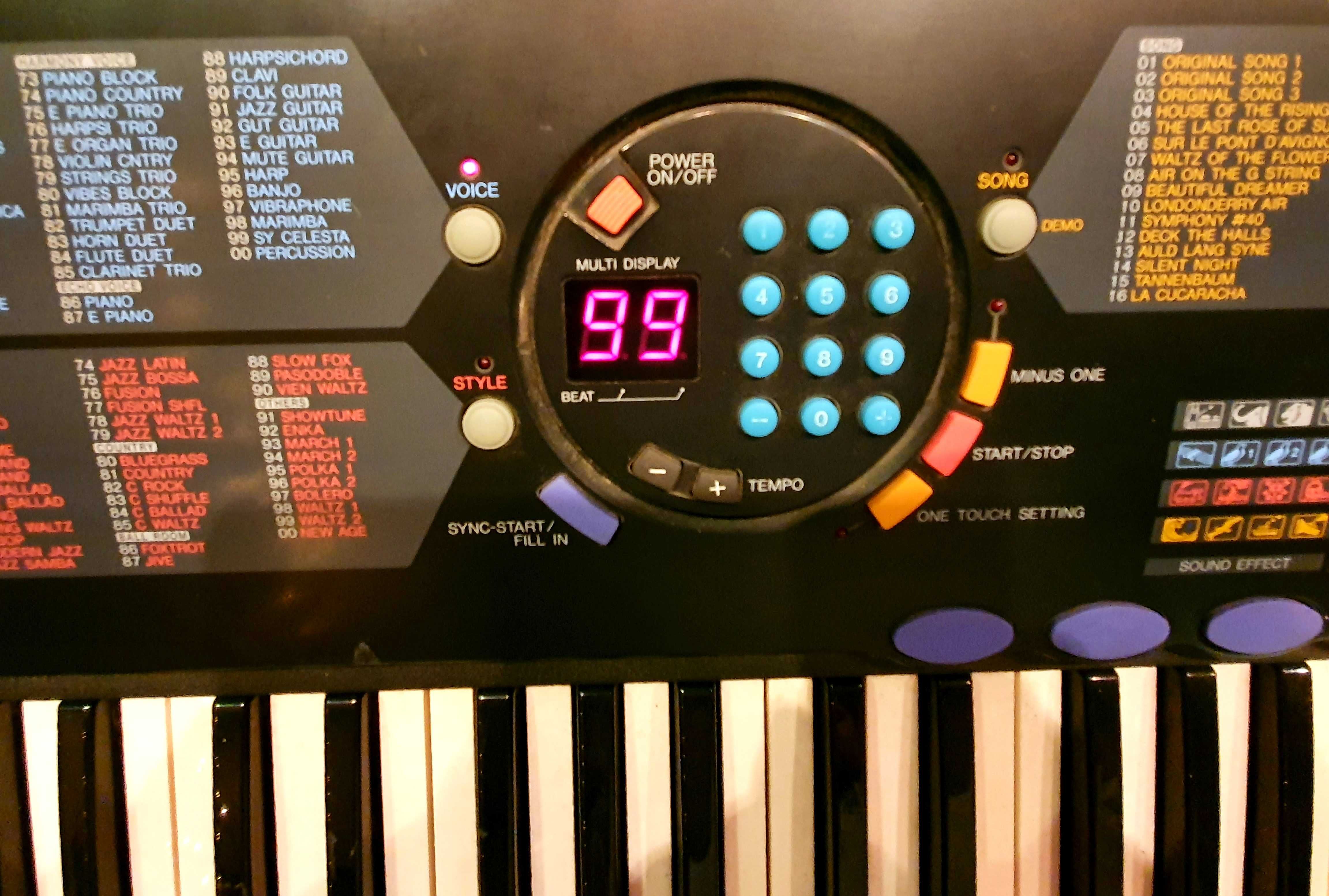 Keyboard do nauki Yamaha