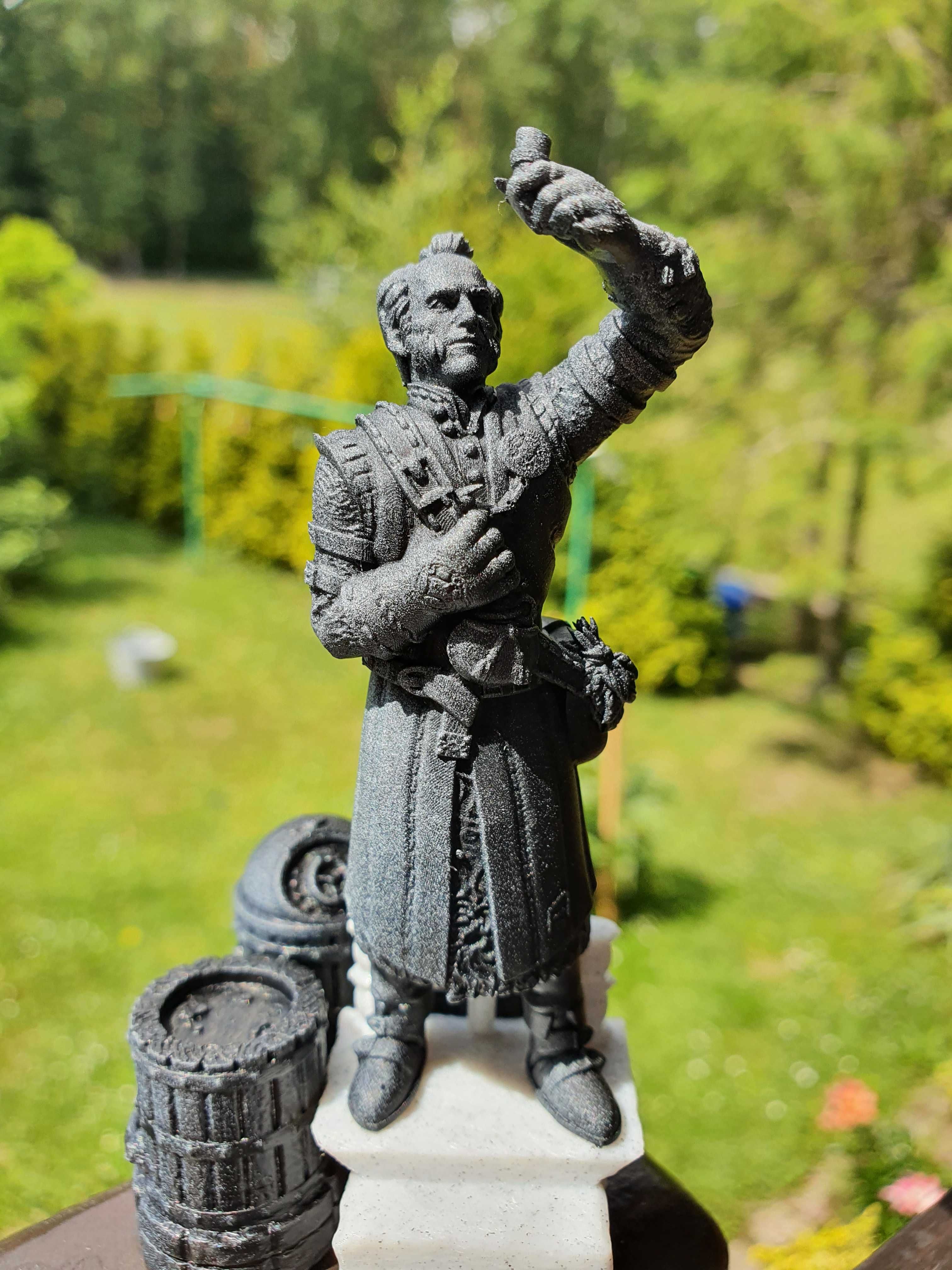 Wiedźmin Figurki (Geralt, Yennefer, Regis) Druk 3D