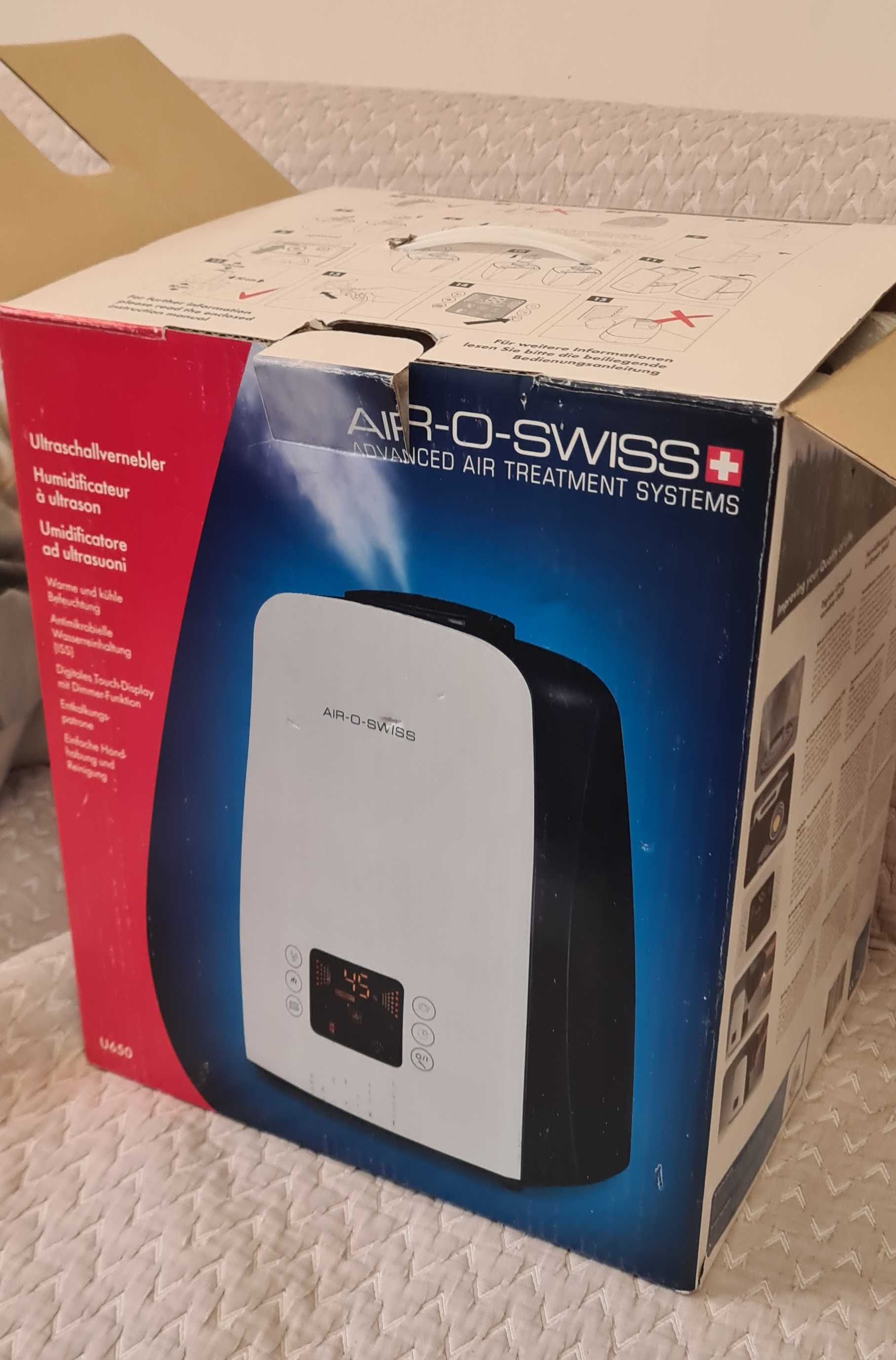 Air-o-Swiss Boneco U650 nawilżacz powietrza ultradźwiękowy czarny