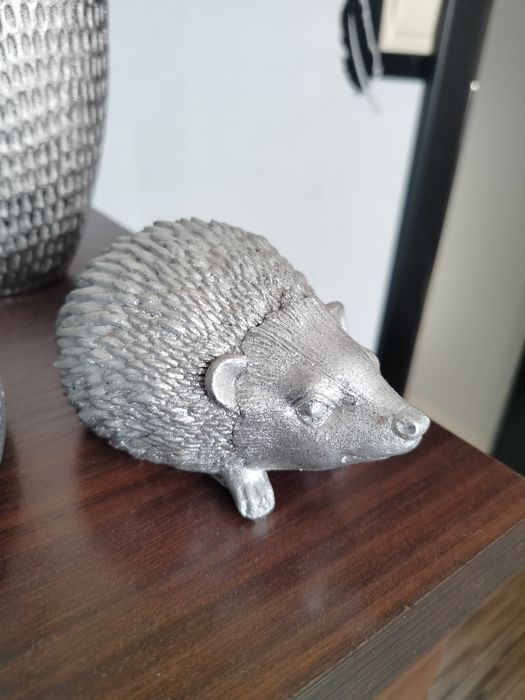 Taca z lustrem jeż i wazon