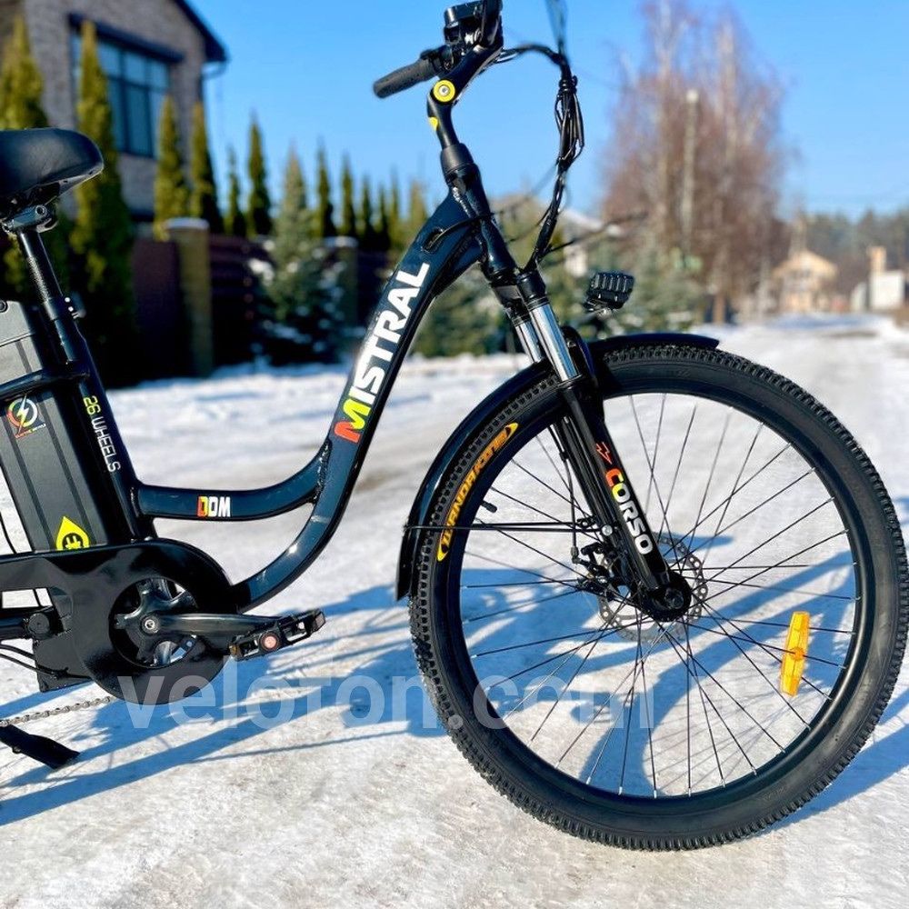 Електровелосипед легкий, алюмінієвий • Corso Mistral 26"