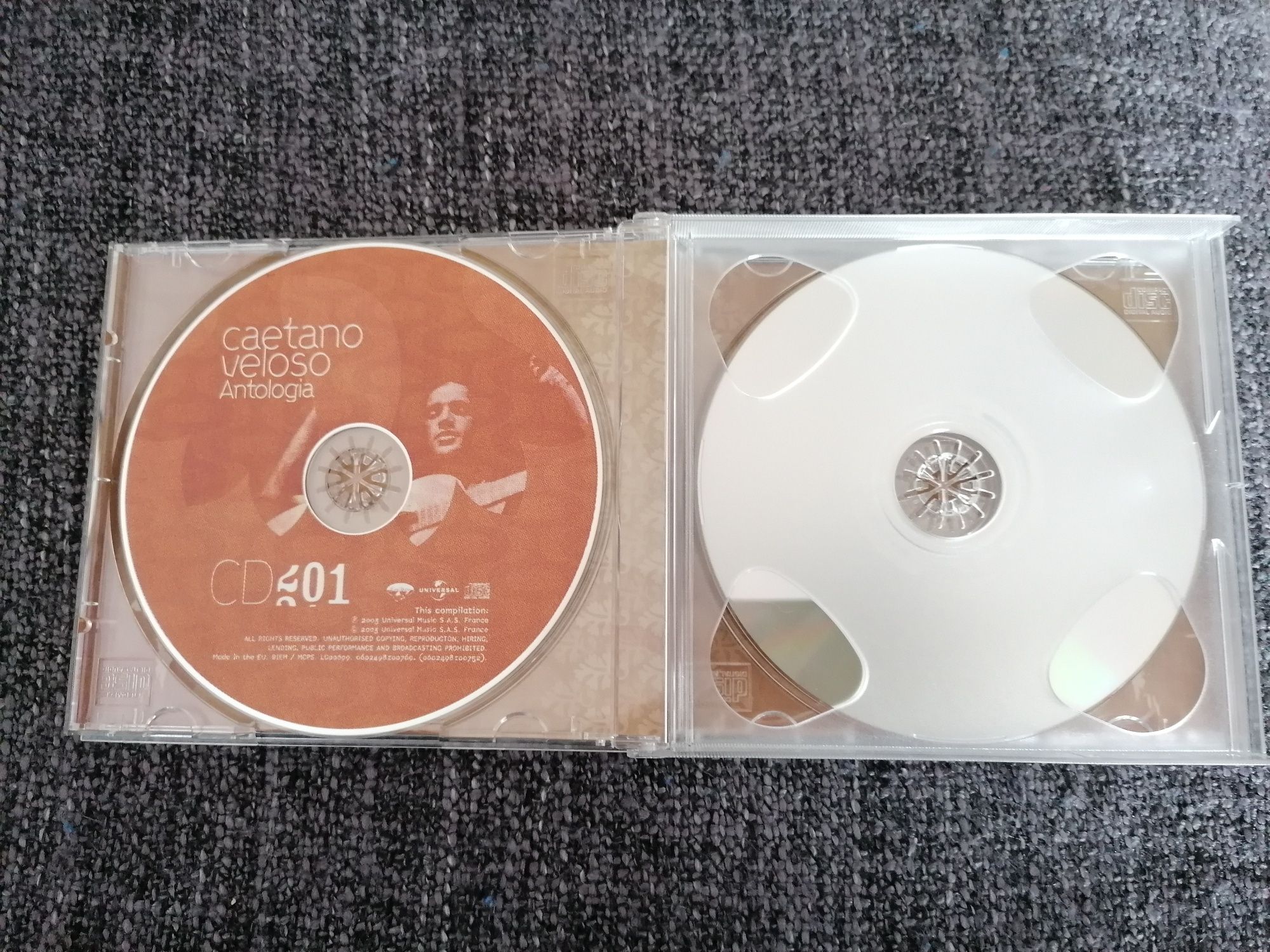 CD DUPLO Caetano Veloso Antologia 67/03