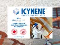 Ocieplenie, izolacje natrysk kanadyjską pianą PUR icynene. wdmuchiwana