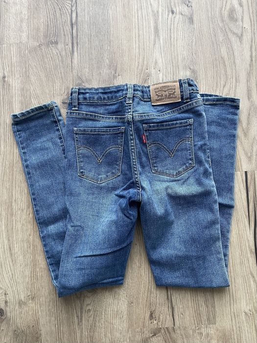 Spodnie jeansowe Levi’s skinny 140 10 lat jak nowe