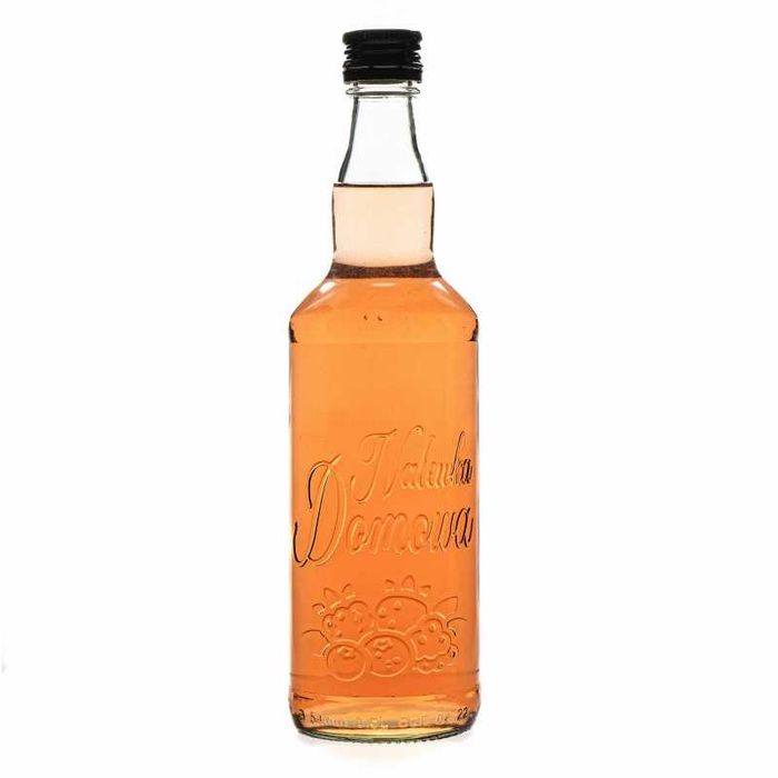 Zestaw 20 sztuk Butelka 500 ml Nalewka Domowa tłoczenie w szkle