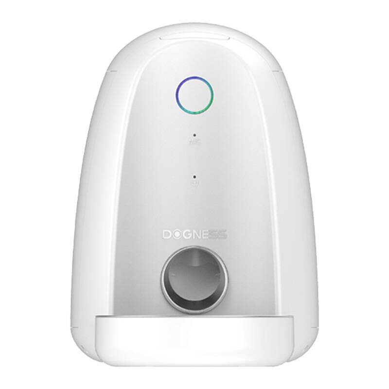 Dozownik Karmy Wifi Dogness Mini Inteligentny Automatyczny Biały