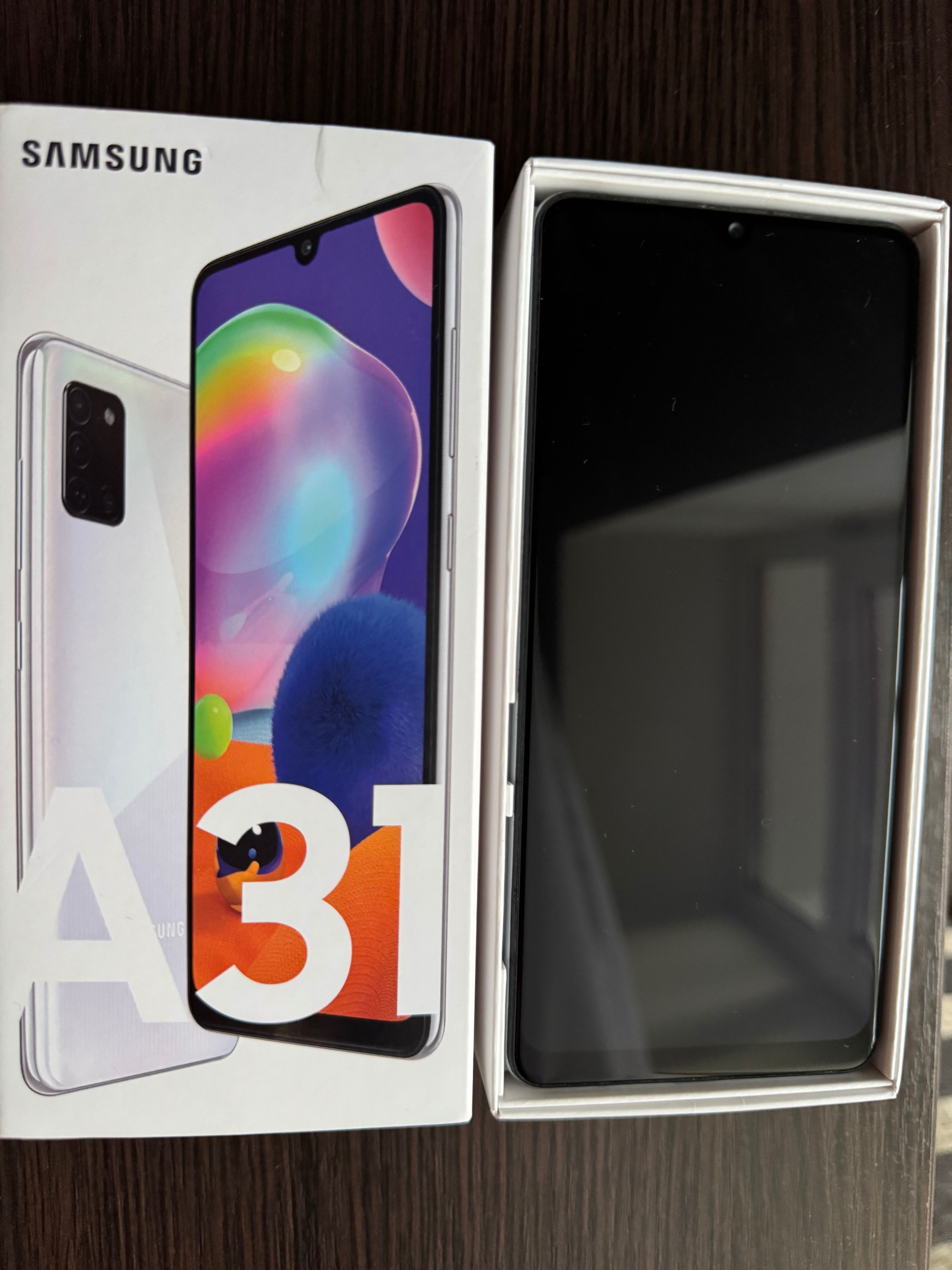 Телефон Samsung A 31/ 128 gb білий батарея 5000 мАг