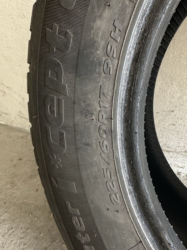 Sprzedam opony zimowe hankook 225/60r17