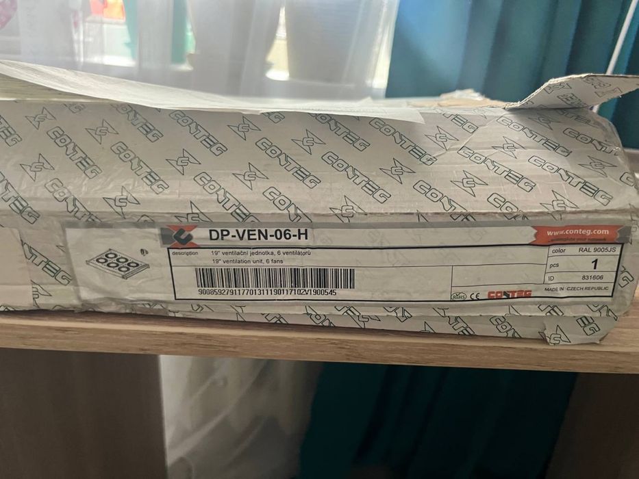 Вентиляторний модуль 6 вент. з термостатом Conteg, кулера
