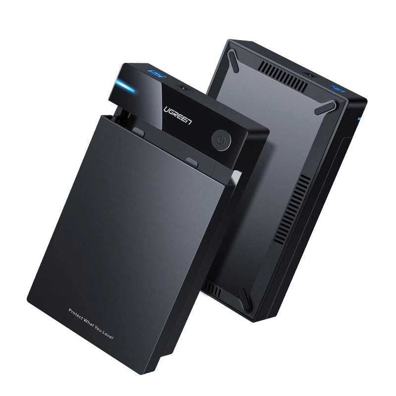 Zestaw 2x Ugreen kieszeń na dysk HDD obudowa dysku SATA 3,5'' USB 3.0