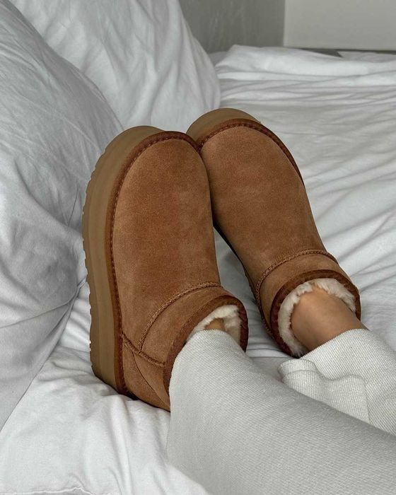 Угги/Угг/Уггі/Уги/Угі/UGG Australia Ultra Mini Platform 5 см Chestnut