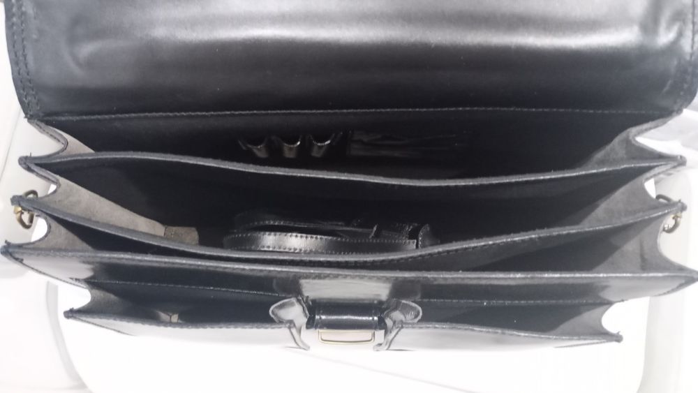 Teczka Aktówka skórzana Włoska Verostilo - Nowa