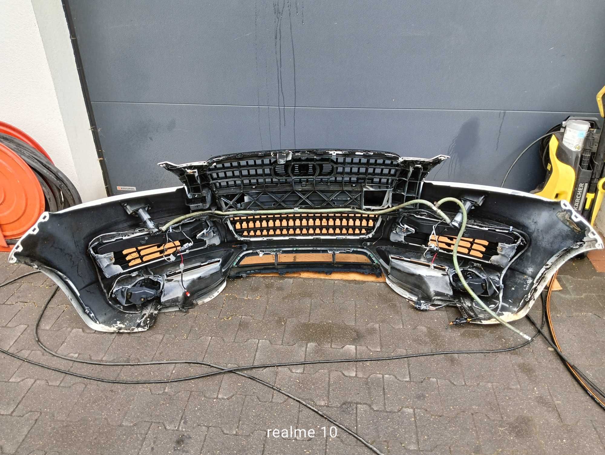 Zderzak przód PDC grill atrapa komplet Audi Q7 S-line
