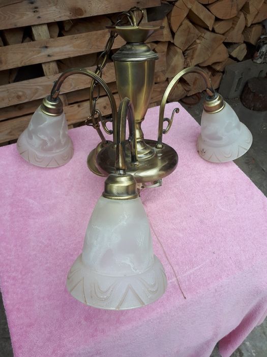 Lampa wisząca 3 klosze