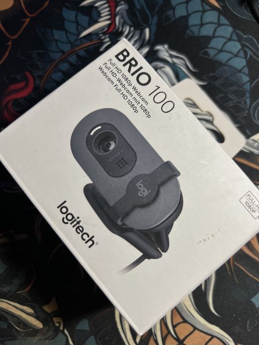 Веб-камера Logitech Brio 100 Full HD Graphite