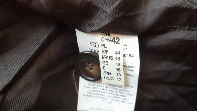 Brązowy żakiet marynarka Taifun r. 42 XL