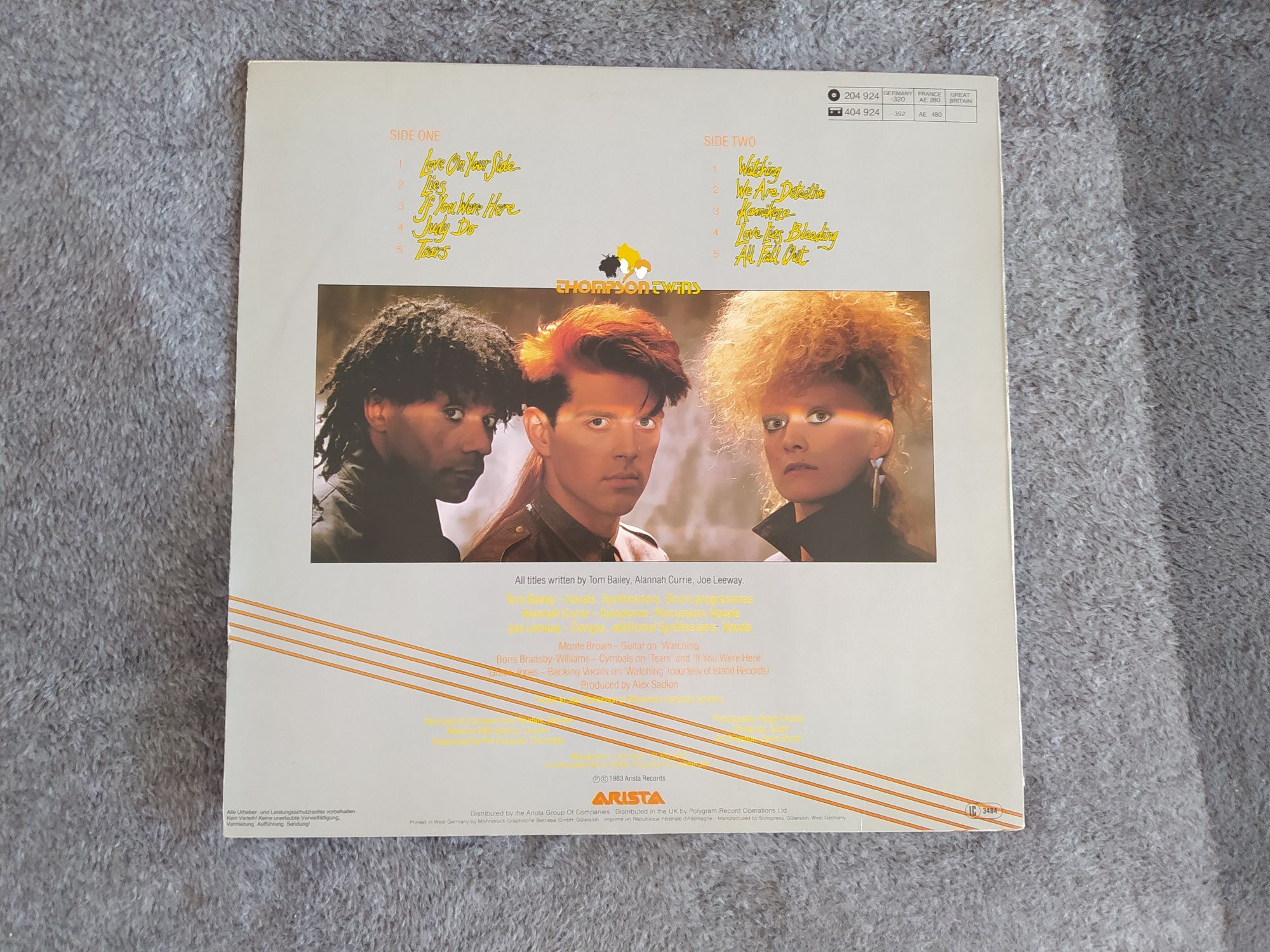 Thompson Twins – Quick Step & Side Kick Vinyl EX rezerwacja