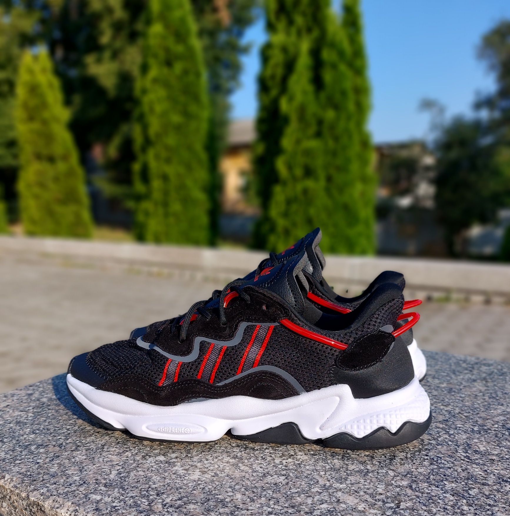 Чорні чоловічі кросівка на літо Adidas OZWEEGO 41,42,44 адідас узвіго