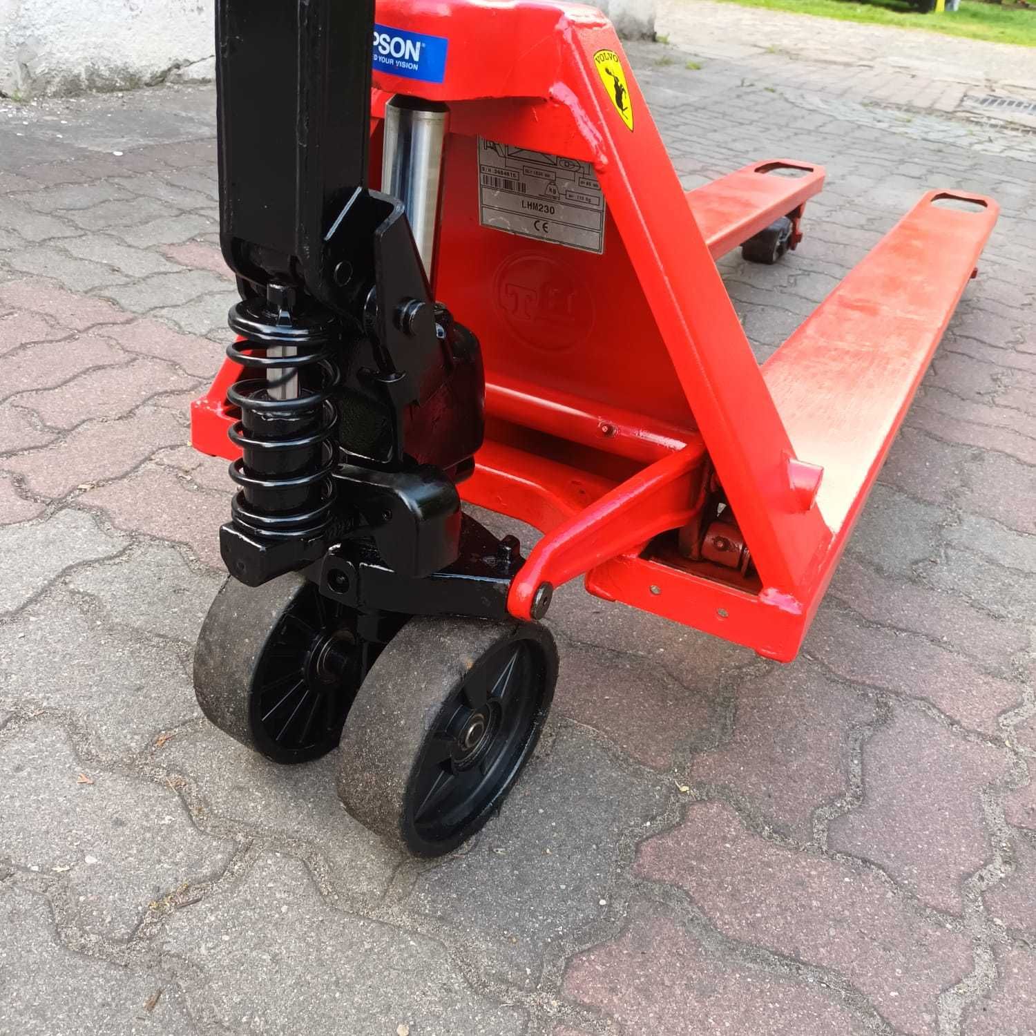 Paleciak , reczny wózek paletowy BT dł. 1830mm ze Szwecji