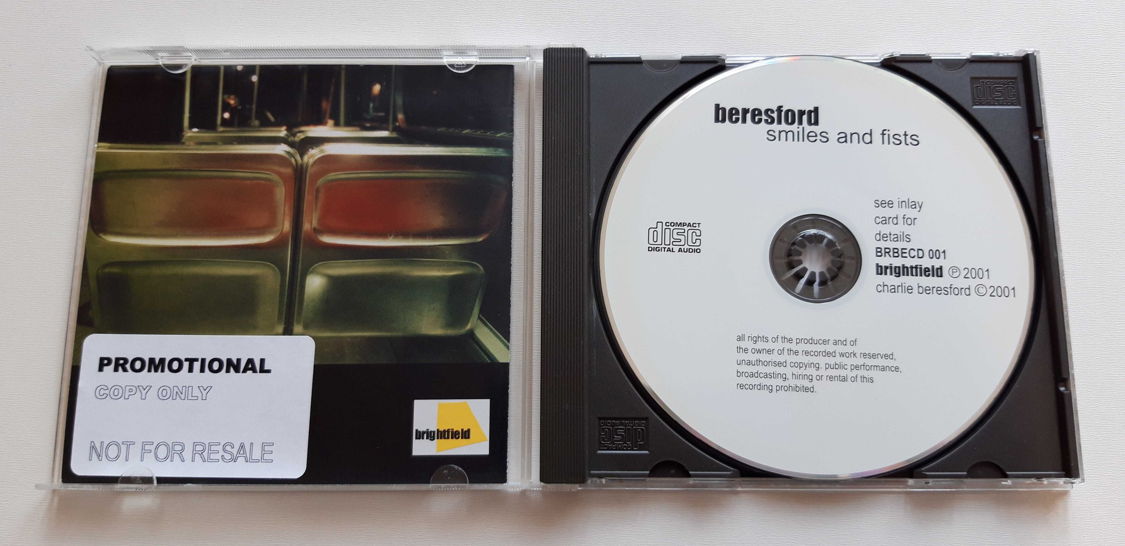 Płyta cd Berestford - Smiles And Fists  nr68