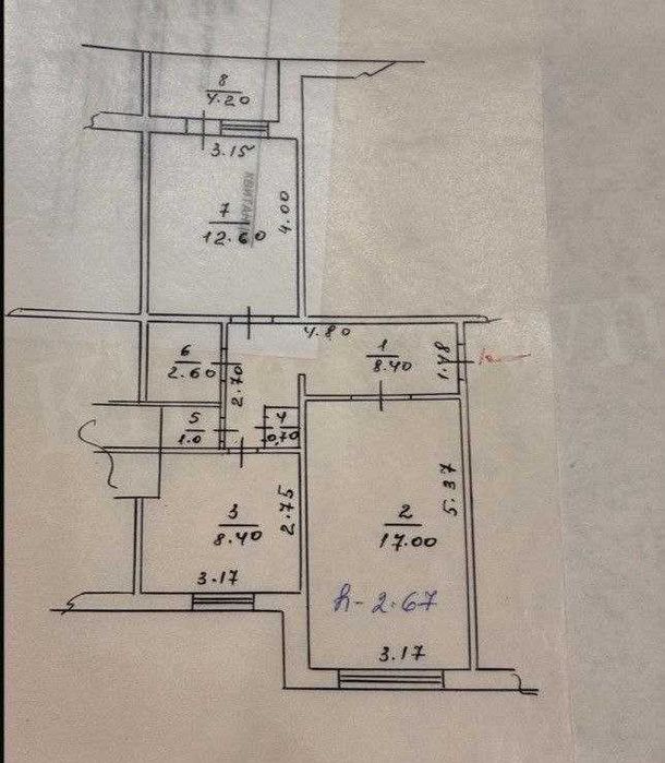 Продаж 2 кімнатної квартири в р-ні ПТУ