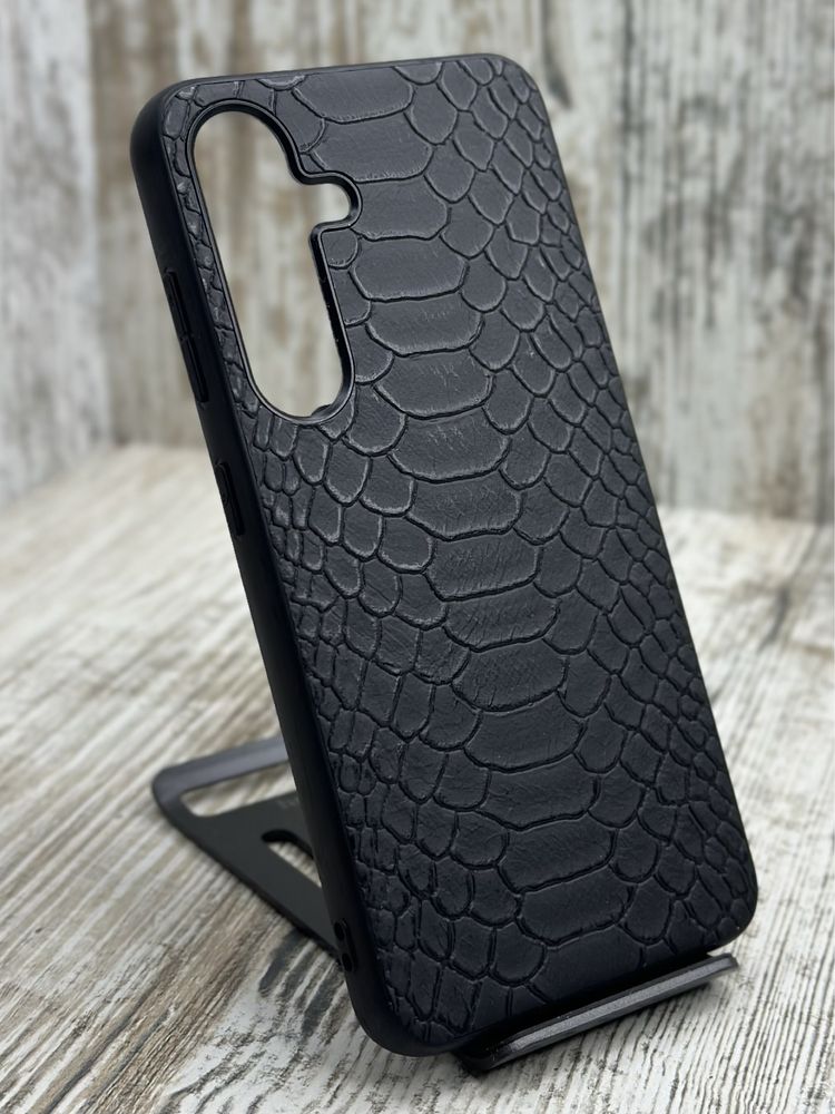 Чехол кожаный Fibra Pathon Case на Samsung S24 Ultra/ S24+/ S24