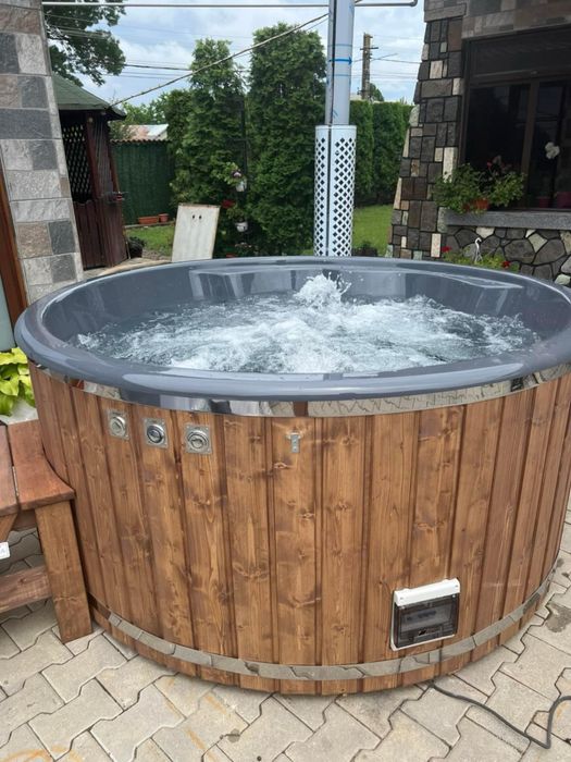 Balia ogrodowa - hottube - balia - beczka