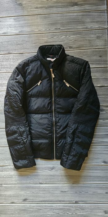 Kurtka puchowa Versace Jeans Couture vintage damska pikowana czarna M