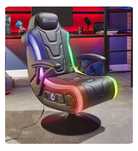 Fotel gamingowy multimedialny LED RGB x rocker monsoon neo