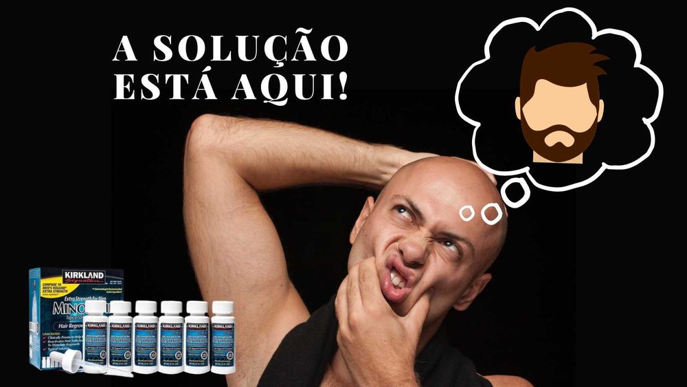 Minoxidil Kirkland - Resultados garantidos para cabelo e barba