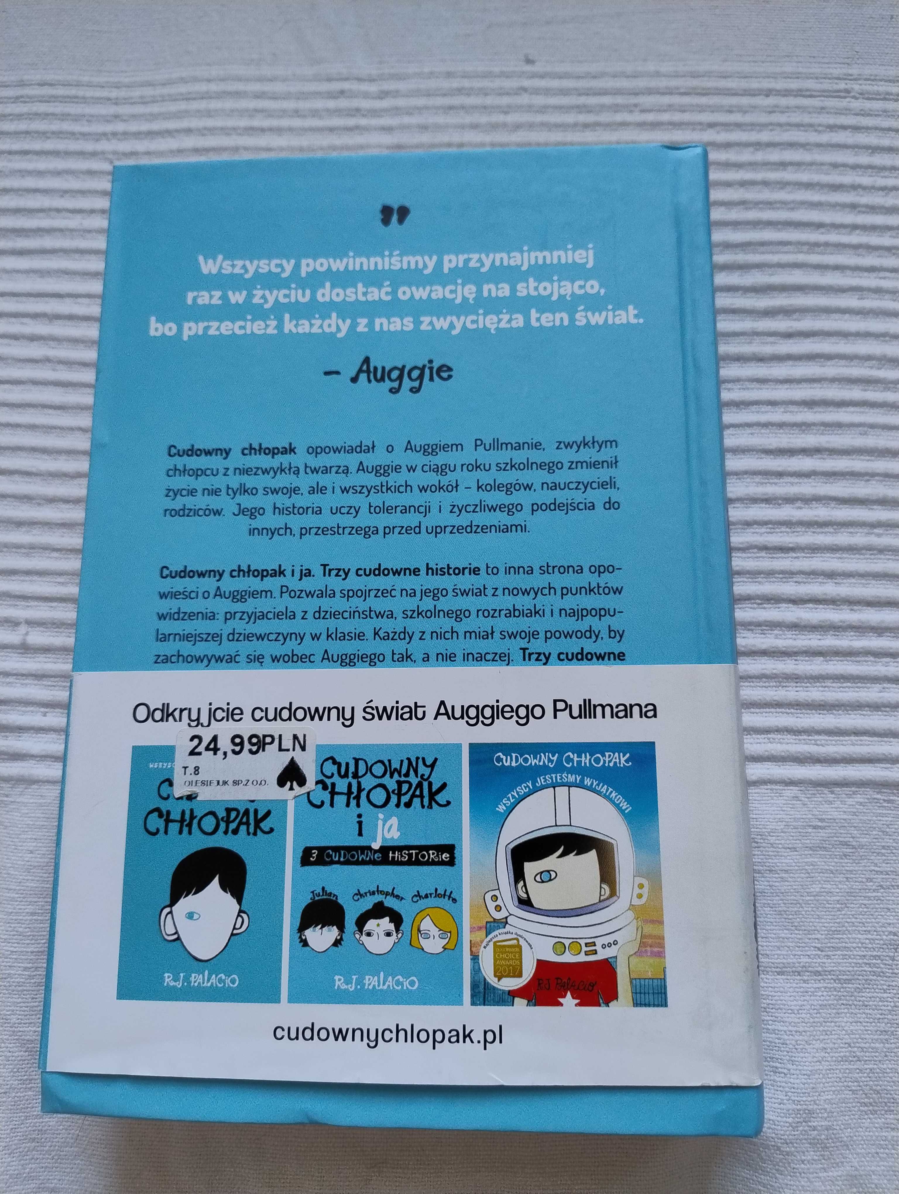 Cudowny chłopak i ja R. J. Palacio