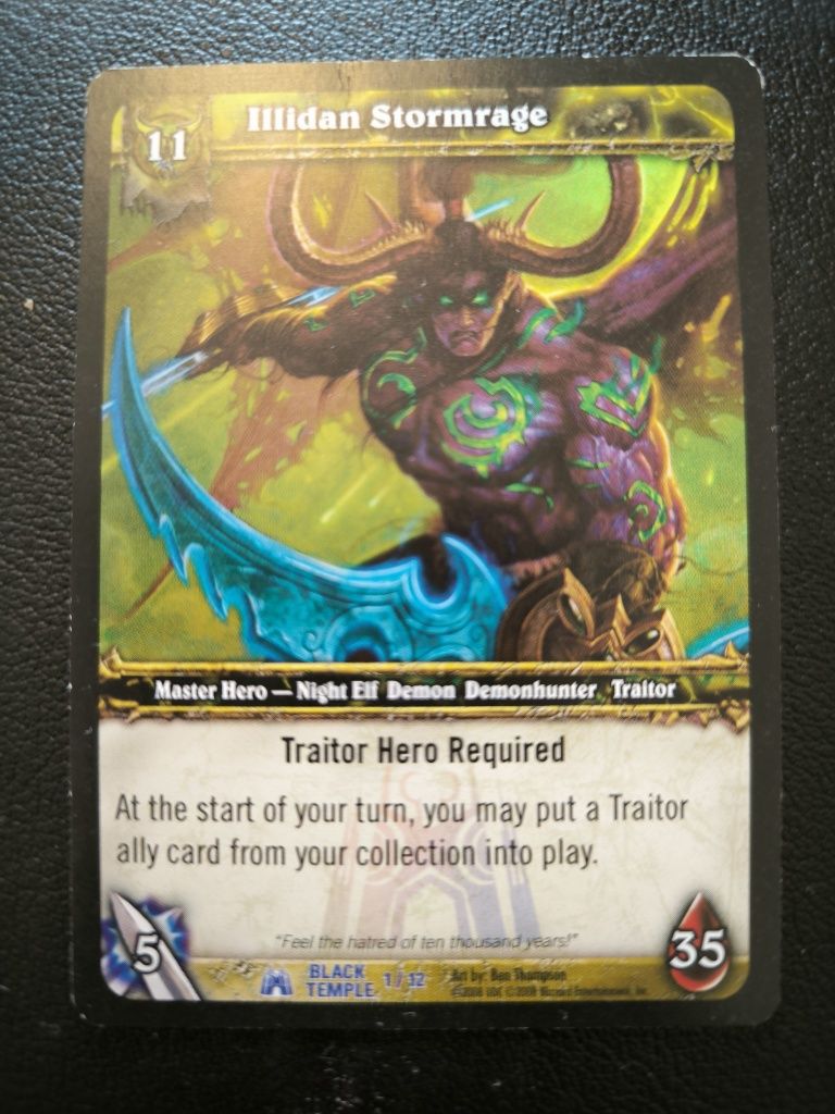 Illidan Stormrage wow tcg
