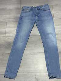 Spodnie jeansowe cross jeans slim fit jeans zara bershka drip drill