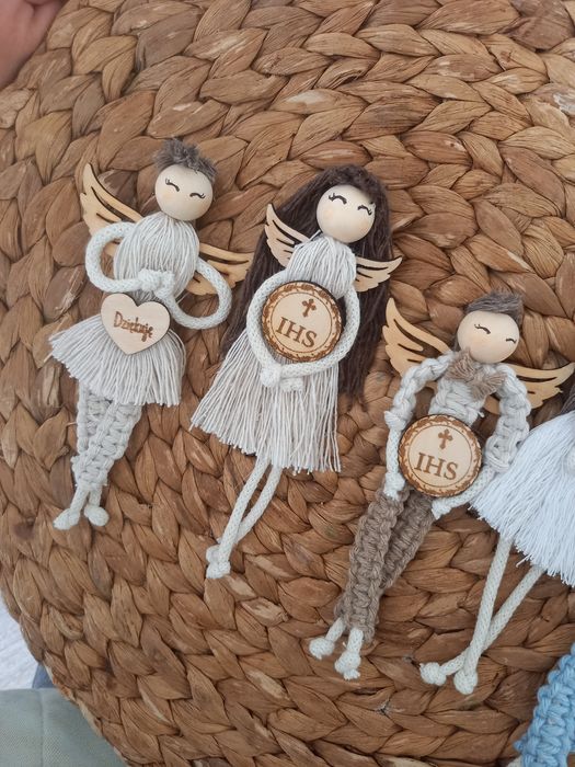 Aniołek podziekowanie komunijne/pamiątka Pierwszej Komunii Świętej