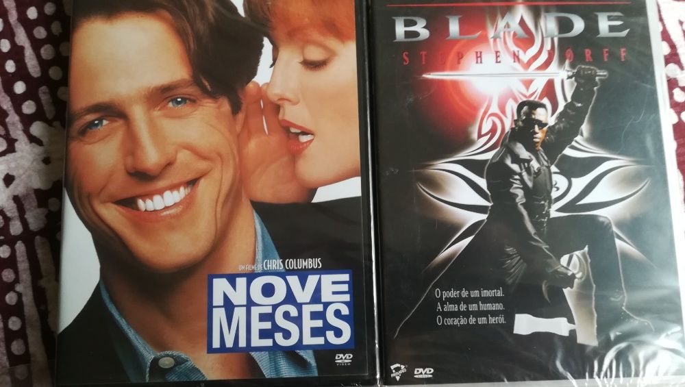 DVD novos Nove Meses,Um Homem à parte,Blade,Escola de criminosos