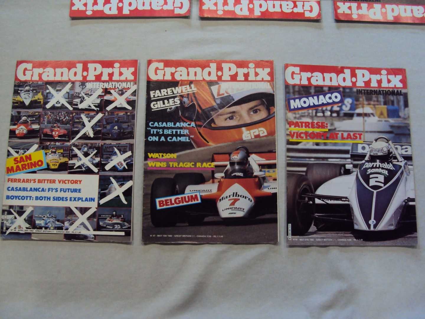 Revistas Grand Prix International (inglesas) - F1; ralis; 24H Le Mans