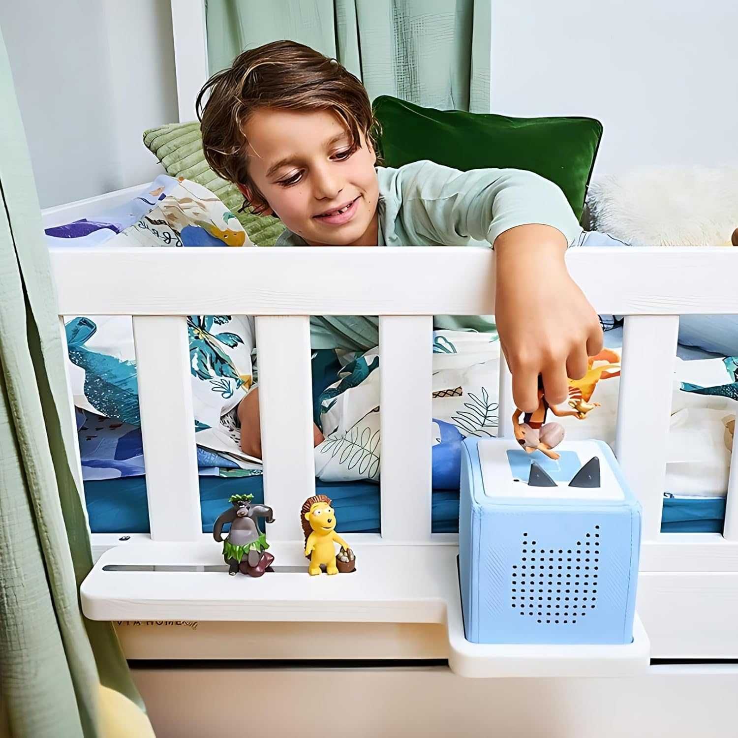 ALAVYA HOME Półka Ścienna do Tonieboxa I, do Łóżka, Magnetyczna