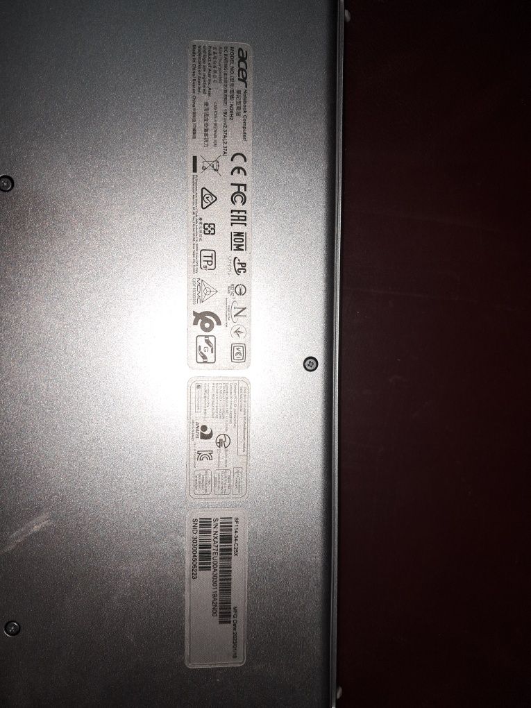 Ноутбук Acer Swift 1 SF114-34-C25X