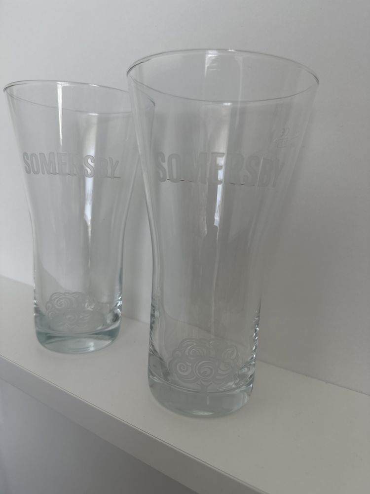 Somersby Glass szklanki do piwa pokale 6 szt nowe 0,5 l