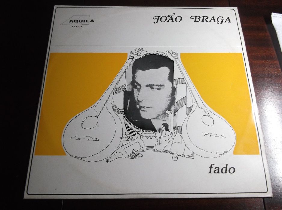 Vinyl vinil João Braga, Fado guitarras Raul Nery Prod. João Martins #R
