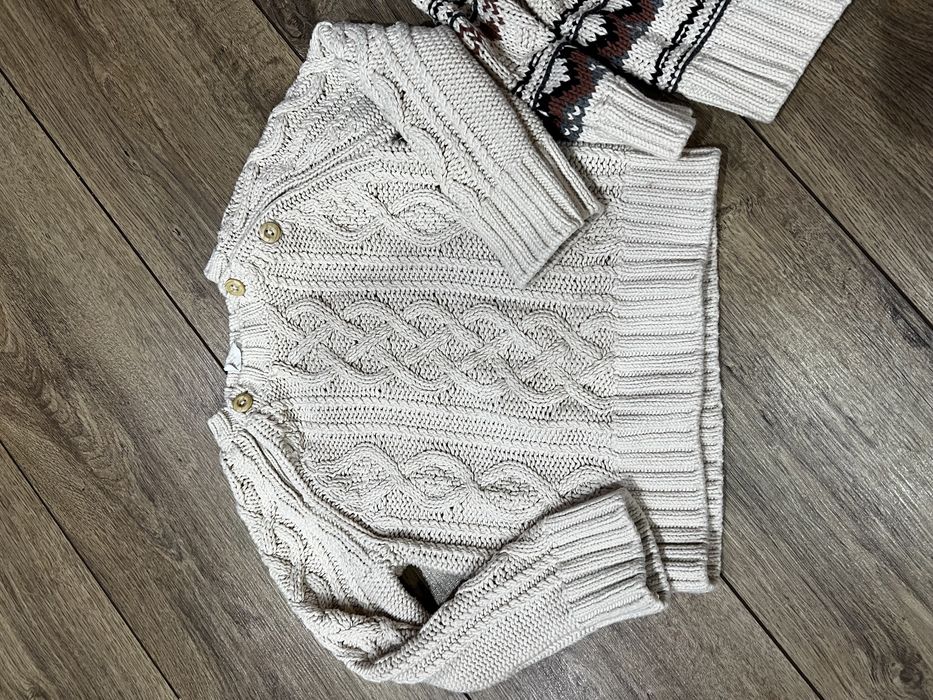 Zestaw swetrów h&m baby exlusive 86 cm