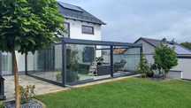 Zadaszenie Aluminiowe Carport Ogród Wintergarden szkło poliwęglan