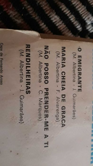 Conjunto Maria Albertina - O emigrante - EP-single - portes incluídos