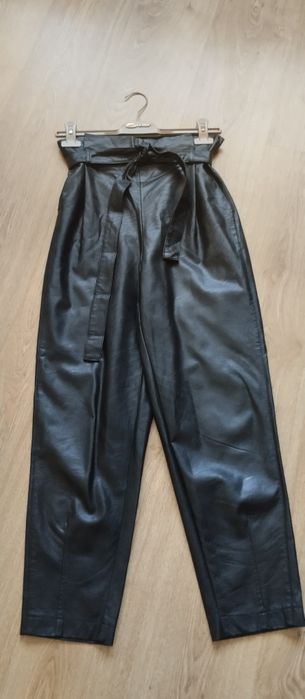 Штани єко шкіра на резинці