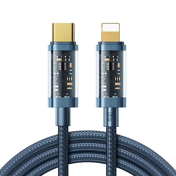 Joyroom kabel przewód Usb Typ C - Lightning Pd 20w 1.2m niebieski (s-c