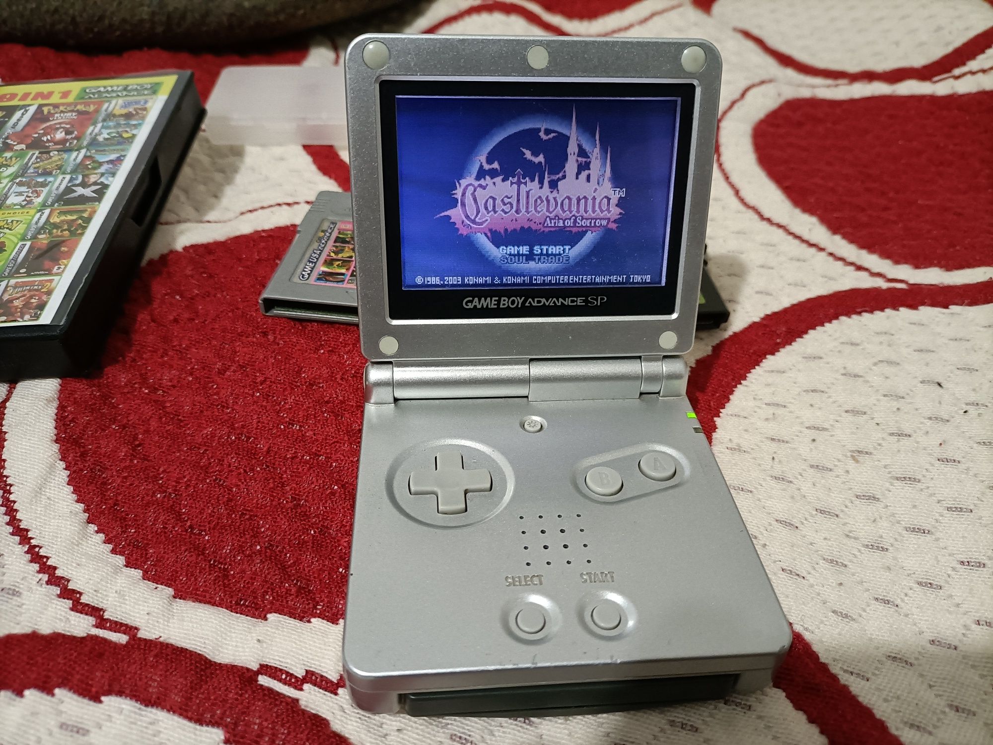 Game Boy advance SP+Jogos