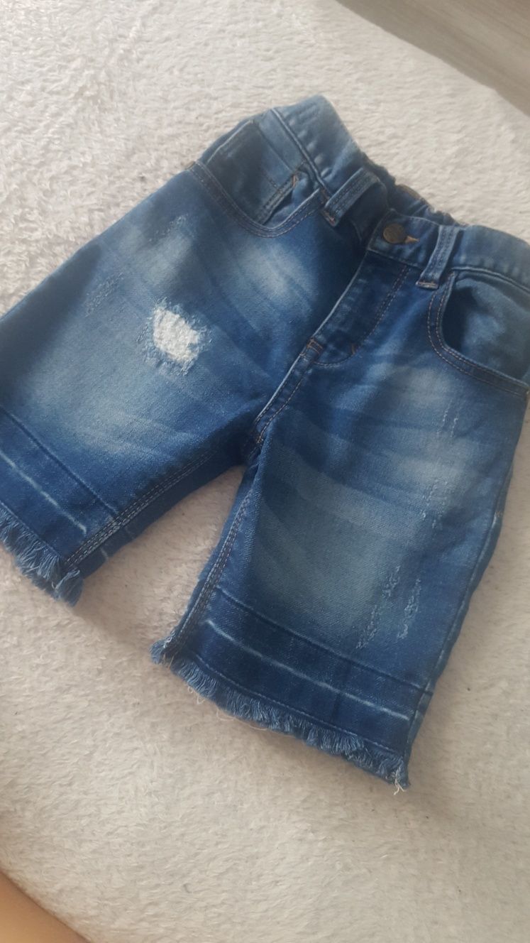 Spodenki jeans 116
