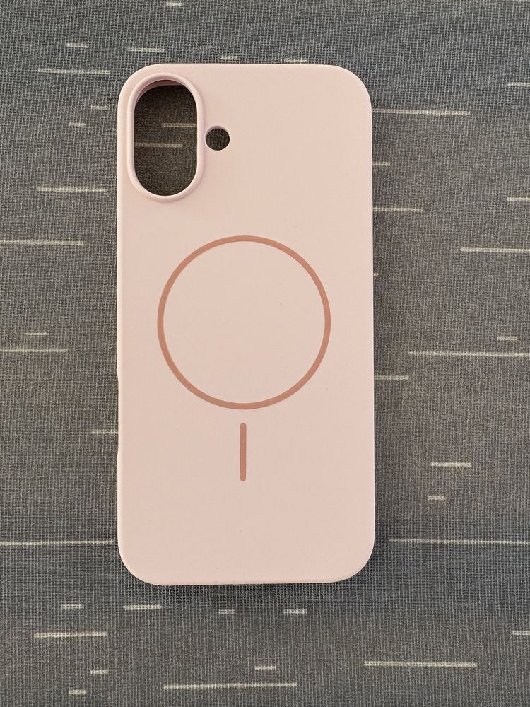 Różowy case etui MagSafe do iPhone 16 Plus